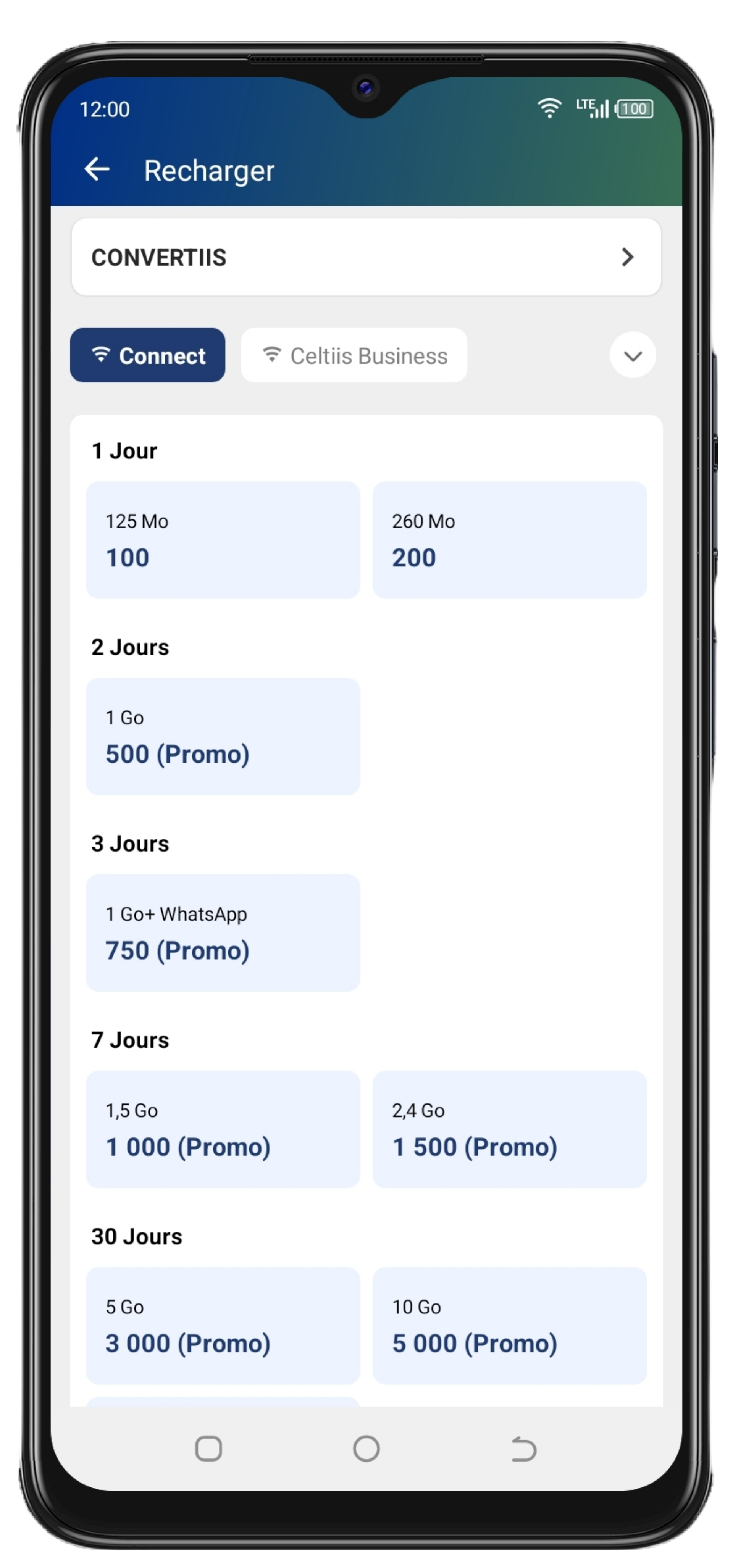 Capture d'écran 3 de l'application Waa Celtiis